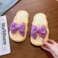 Bow Slipper Women Men Shoes Soft Platform Tulip Women'S Home Slippers Lovely Sole Cute Ladies Flip Flops Zapatillas Chaussons. 