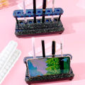 Pen Holder Mold Epoxy Resin Mold Phone Bracket Mobile Stand Silicone Mold Diy Home Office Crafts Jewelry Making Casting Tools. 