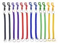 Spring Spiral Retractable Keyring Clips Spiral Stretch String Keyring Keychain Key Ring for Keys Nail Clippers. 