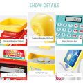 Kid Simulation Electronic Cash Register Set Children Toys Counter Role Pretend Play Gift. 