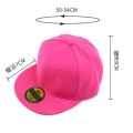 Rap Cap Snapback Hat Baseball Cap Hat Sun Visor Hat Hip Hop Hats for Men Women Plain Black Cap. 