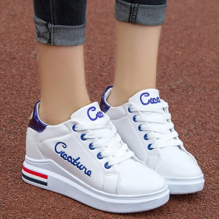Women's%20White%20Shoes%20Height%20Increasing%20Insole%20New%20Women's%20Thin%20Shoes%20White%20Lace-up%20Korean%20Style%20Casual%20Fashion%20All-Matching%20Wedge%20Student%20-%20Image%207
