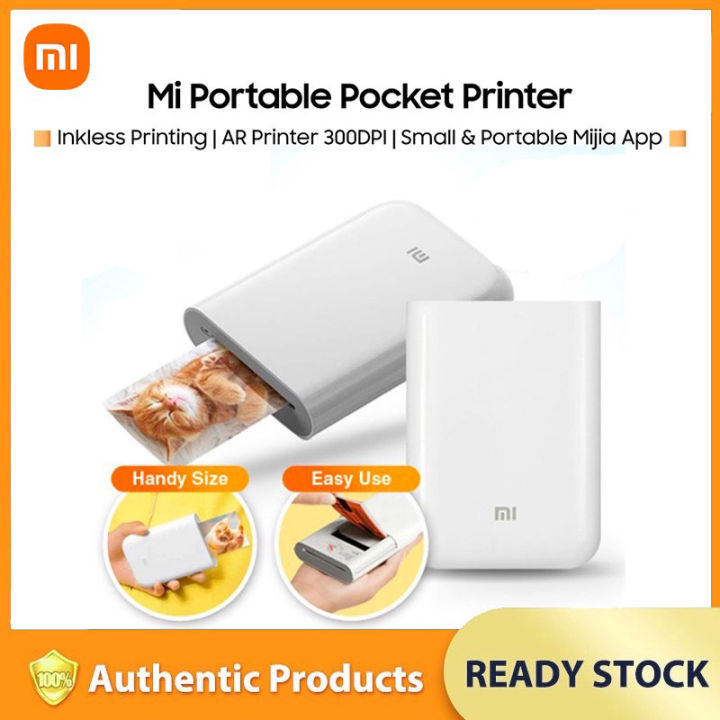 Pocket Photo Printer Global Edition 300dpi Portable Photo Printer With DIY Sharing 500mAh Photo Printer Pocket AR Video Printing Mini Portable Pocket Photo Printer