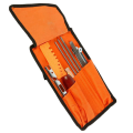 Universal Chainsaw Field Sharpening Kit, Chainsaw Chain Sharpener Round Files, Flat File, Handle, Filing Guide, Chainsaw File. 