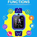 Q12 2G Kids Smart Watch Phone Call SOS LBS Location Voice Chat Call Children Smartwatch for kids Clock Child Smartwatch Gifts. 