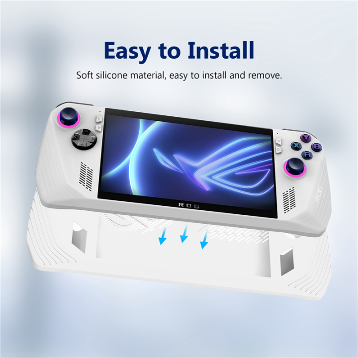 For%20Ally%20Handheld%20Game%20Console%20All-Inclusive%20Silicone%20Protective%20Case%20Handheld%20Anti-Drop%20Protective%20Case,White%20Easy%20Install%20-%20Image%206
