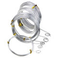 Silver Aluminum Craft Wire 1 mm 1.5 mm 2 mm 2.5 mm and 3 mm in Thickness Aluminum Wire Rolls for DIY Sculpture and Craft. 