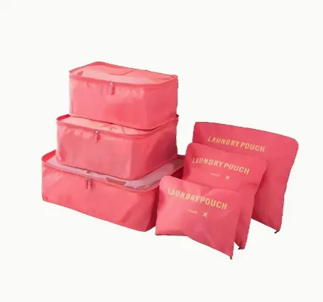 6%20PcsOxford%20Cloth%20Travel%20Bag,%20Luggage,%20Suitcase%20Organizer%20and%20Storage%20-%20Image%202