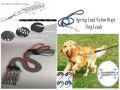 Heavy Duty Strong Spring Leash Dog Controlling Lead Reflective Shock Absorbing Nylon Round Rope. 