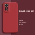 Olige Case For Redmi Note 11 11s Liquid Silicone Matte Shockproof Lens Protector Soft Phone Case Back Cover. 