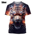 New fashion menwomen T-shirt Tiger 3D printing summer t shirt animal short sleeves tops hombre ropa streetwear quality tees top. 