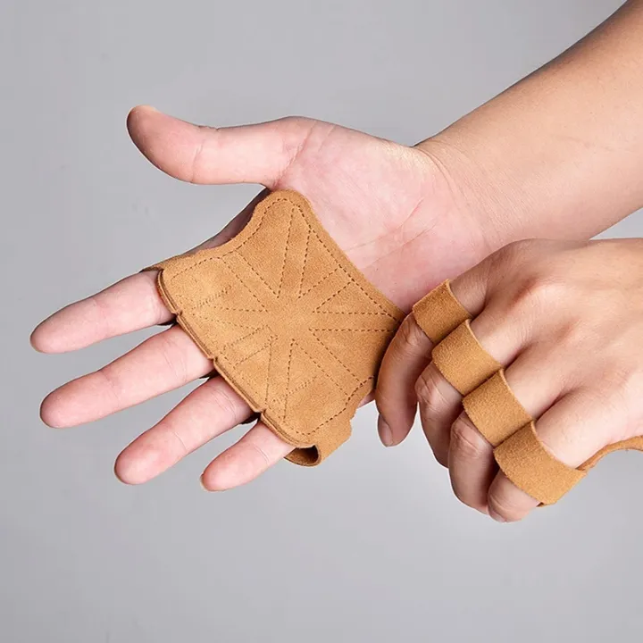 Leather%20Weight%20Lifting%20Training%20Gloves%20Palm%20Protection%20Women%20Men%20Fitness%20Sports%20Gymnastics%20Grips%20Pull%20Ups%20Weightlifting%20Workout%20-%20Image%203