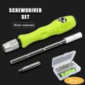 16 / 32 in 1 Mini Screwdriver Tool Set Kit with Magnetic Flexible Extension Rod, Precision Bits Screw Driver Set, Computer, Mobile Repairing Tool Kit, Watch Repairing, Laptop Screwdriver Set, Camera and Toys. 