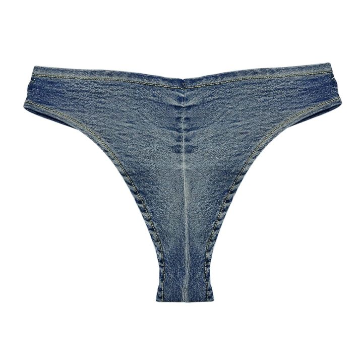 872#2023European%20and%20american%20new%20women's%20clothes%20Lace-up%20Denim%20Bikini%20Beach%20Split%20Swimsuit%20-%20Image%202