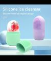 Ice Roller for Face and Eye Reusable Ice Face Roller Ice Cube Mold Puffiness Relief Tighten Skin Silicone Ice Cube Massager for Brightening Skin Anti- wrinkles Reducing Acne Skin Scrubber With Ice Roller For Face,3 IN 1 Ice Roller for Face Massager, Face. 