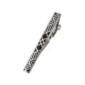 Men's Tie Clips Black Fashion British Korean Business Banquet Wedding Formal Wear Ties Accessories Simple Tie-clips Gift for Men. 