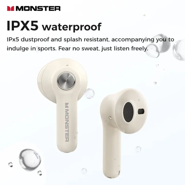 Monster%20Earbuds%20N-Lite%20207%20Bluetooth%20TWS%20EarPods%20IPX5%20Waterproof%20Headset%20ENC%20Noise%20Reduction%20Earphone%20With%20Mic%20-%20Image%205