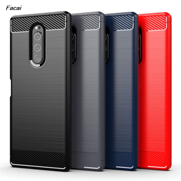 Facai%201%20Full%20set%20of%20hand%20protection%20soft%20silicone%20case%20for%20ia%201%20Howe%20Fashion%20for%20Sony%20Xper%20Hua%20carbon%20fiber%20skin%20on%20Sony%20Xperia%20case%20-%20Image%202