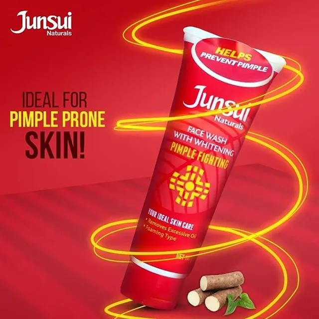 Junsui%20Natural%20Removes%20Excessive%20Oil%20&%20Pimple%20Fighting%20Face%20Wash%20100g%20jnpf%20-%20Image%203