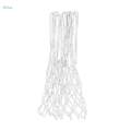 Durable Basketball Hoop Net Heavy Duty Night Glow 12-Loop Mesh Yellow. 