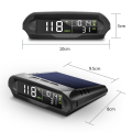1 Set GPS Speedometer Overspeed Alarm Distance Altitude Up Display Solar Car Time Altitude Temperature Speed Alarm. 