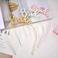 Bride To Be Tiara (Gold / Silver / Rose Gold)  Bachelorette Party Decorations  Tiara for Bridal Shower Parties. 