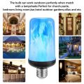 Sojhoop LED Flame Effect Light Bulb E27,Decorative Flickering Realistic Fire Lights Bulb,Festival Decoration Lamp,Black-C. 