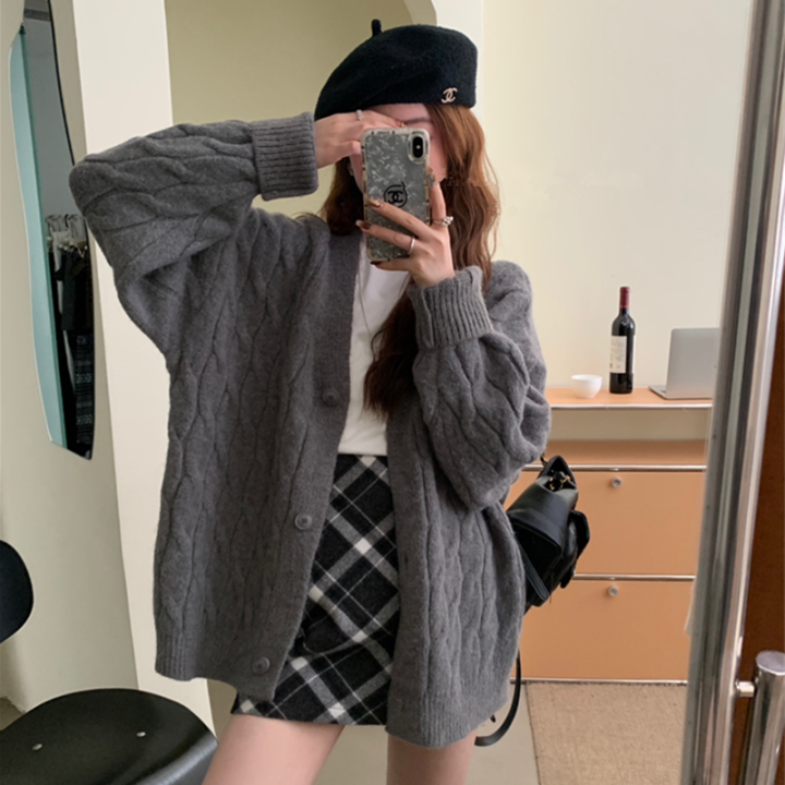 Christmas%20New%20Year%20Red%20Sweater%20Coat%20for%20Women%20Autumn%20and%20Winter%202024%20New%20Popular%20Idle%20Style%20Knitted%20Cardigan%20High%20Sense%20-%20Image%206