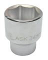Box Socket - 23mm - 3/4" Drive-6P - CRV - ASK - Taiwan. 
