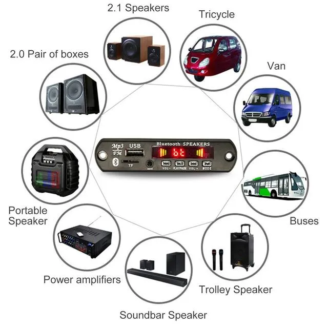 MP3%20Player%20Decoder%20Board%2012V%20FM%20Radio%20TF%20USB%203.5%20mm%20AUX%20Module%20V5.0%20Bluetooth%20Receiver%20Car%20kit%20Audio%20-%20Image%207