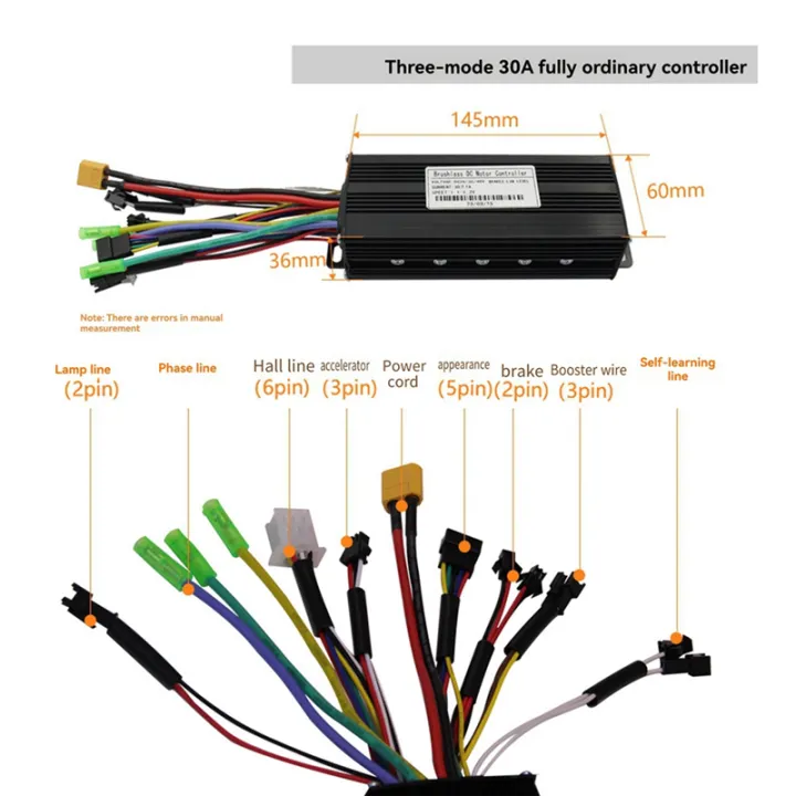 M5%20Electric%20Bike%20Color%20LCD%20Display%20Meter%2036V%2048V/30A%2012%20Tube%20Sine%20Wave%20Controller%20E%20Scooter%20LCD%20Panel%20for%20Mountain%20EBike%20-%20Image%202
