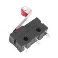 10 Pcs Mini Micro Limit Switch Roller Lever Arm SPDT Snap Action LOT. 