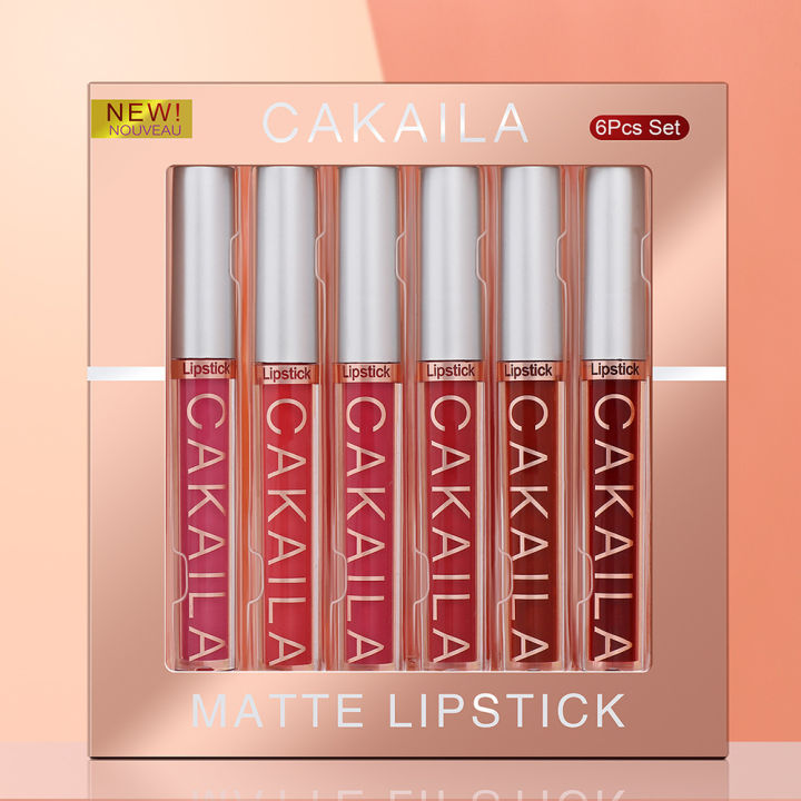 6%20Pcs%20lipstick%20Set%20Waterproof%20Matte%20Velvet%20colours%20Long%20Lasting%20Cakaila%20Lipstick%20Set%20-%20Image%207