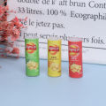 3Pcs 1:12 Dollhouse Miniature Potato Chips Bottle Doll House Kitchen Food Toy. 
