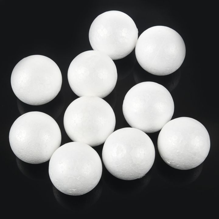 10 x Modelling Craft Polystyrene Foam Ball Sphere 6cm---White | Daraz.lk