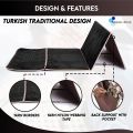 Foldable Travelling Prayer Mat with back support. 