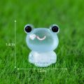 Funny Micro Landscape Mini Glow Frogs Cute Glow At Dark Luminous Frog Ornaments Small Garden Frogs Miniatures Fish. 