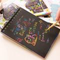 Scratchbook Scratch  Book Drawing Children Kids Painting Graffiti Color DIY. 