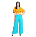 Kristy Fashion Rayon Solid/Plain Design Palazzo Pants for Women's Soft & Stretchable XXL Plazzo Pants for Women with Elastic Band Plazo Combo Of 3. 