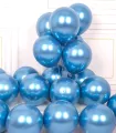 Chrome Latex Balloons, Metallic Finish, 10 Inch Size, 5 Pieces. 