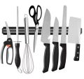 Magnetic Knife Holder- 38 Cm Wall Mount Magnetic Knife Holder Bar with Strong Magnetic Strip for Holding Knife, Scissor, Kitchen Tools, Garage Magnet (Black). 