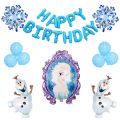 Elsa and Anna Princess Snow Castle Theme Baby Girl Birthday Party Decorations Kids Girl Party Supplies Decoration Tableware Set. 