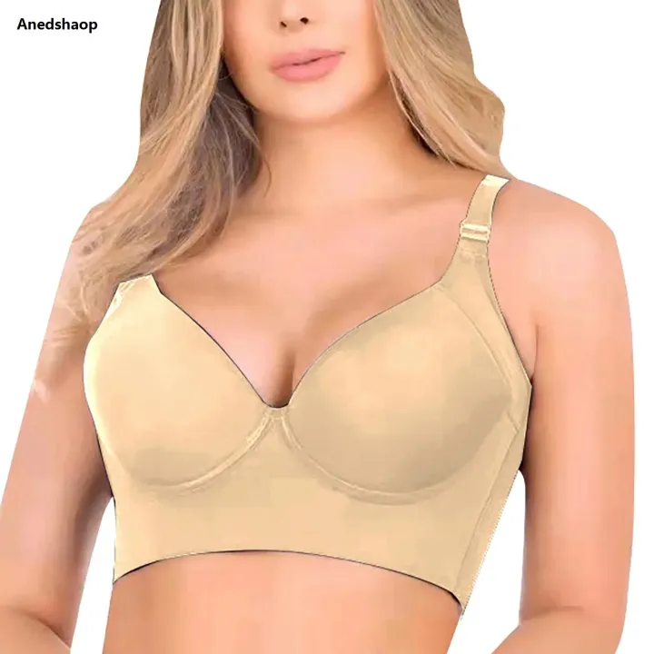 Anedshaop%20Back%20Smooth%20Out%20Shaper%20Bra%20Plus%20Size%20Wide%20Band%20Bras%20Shapewear%20New%20style%20Back%20Fat%20Smooth%20Underwear%20Top%20Breast%20Shapers%20F%20Cup%20-%20Image%203