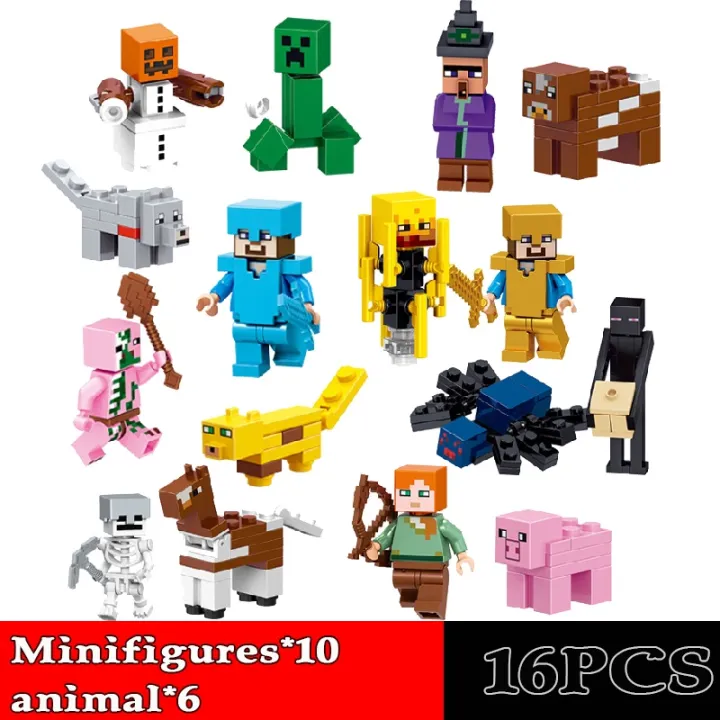 Minecraft%20Lego%20Brick%20Village%20Set%20Minifigure%20Diy%20Education%20Toys%20Gifts%20720%20%208%20in%201%20-%20Image%202