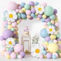 Daisy Foil Balloons, Various Sizes & Colors, Reusable and Self-sealing. 