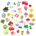 39PCS Iron on Stickers Sew on Stickers Mixed Embroidery Cloth Stickers Decorative Accessories Embroider Badge. 