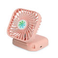 Rechargeble USB Fan Portable Fan Rechargeable Personal Fan Handheld Mini Fan for Desk Mini Battery Fan Portable Fan Hanging Neck Fan PINK. 