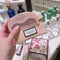 Same Style as LuhanGHome Comb Pink Peach Wooden Comb Mini Wooden Comb Makeup Portable Small Comb Li Jiaqi Recommended. 