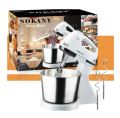 Sokany Stand Mixer with Bowl SK-6620  (Egg Beater). 