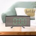 Digital Alarm Clock, 7 Inch d Dimmable LED Screen Digital Clock for Kids Bedroom, Green Large Number Clock, Lightweight Smart Alarm Clock,Snooze Function,12/24 Hour, USB Port. 